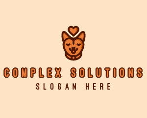 Pet Cat Love  logo design