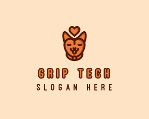 Pet Cat Love  logo design