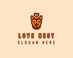 Pet Cat Love  logo design