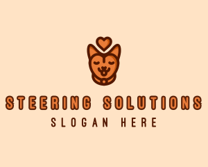 Pet Cat Love  logo design