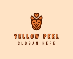 Pet Cat Love  logo design