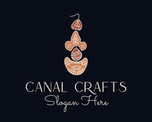 Bohemian Earring Craft logo design