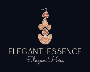 Bohemian Earring Craft logo design