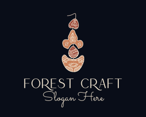 Bohemian Earring Craft logo design