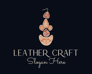 Bohemian Earring Craft logo design