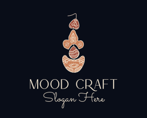 Bohemian Earring Craft logo design