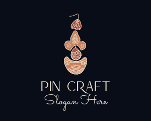 Bohemian Earring Craft logo design