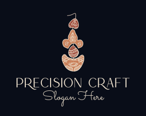 Bohemian Earring Craft logo design