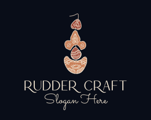 Bohemian Earring Craft logo design