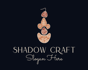 Bohemian Earring Craft logo design