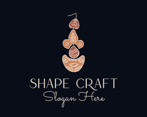 Bohemian Earring Craft logo design