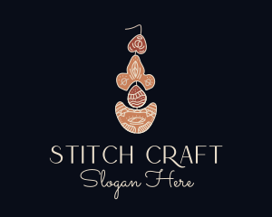 Bohemian Earring Craft logo design