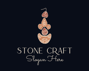 Bohemian Earring Craft logo design