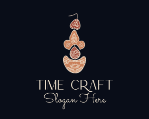 Bohemian Earring Craft logo design