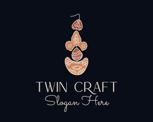 Bohemian Earring Craft logo design