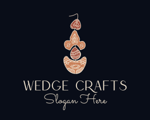 Bohemian Earring Craft logo design