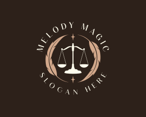 Legal Feather Scale logo