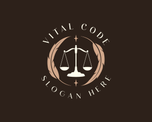 Legal Feather Scale logo