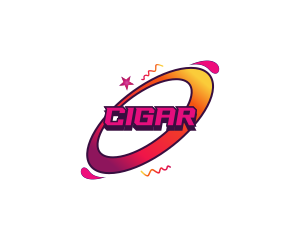 Galaxy Y2K Orbit logo design