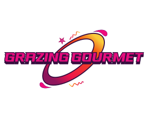 Galaxy Y2K Orbit logo design