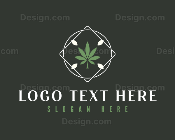 Cannabis Weed Leaf Logo