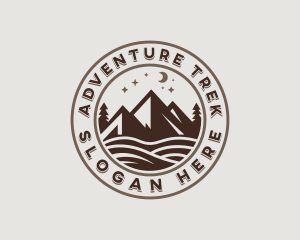 Peak Mountain Adventure logo design