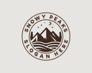 Peak Mountain Adventure logo design