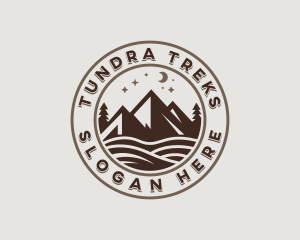 Peak Mountain Adventure logo design