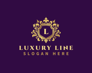 Luxury Royalty Shield  logo design