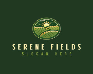 Farming Field Agriculture logo design