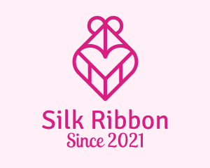 Pink Heart Gift logo design