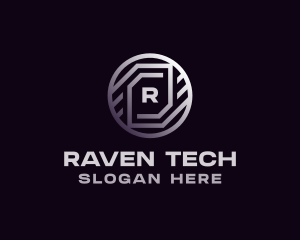 Tech Crypto Bitcoin logo design