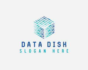 Cube Tech Data logo design