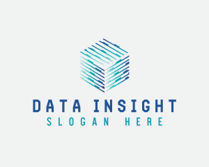 Cube Tech Data logo design
