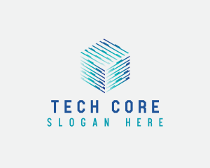 Cube Tech Data logo design