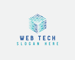 Cube Tech Data logo design