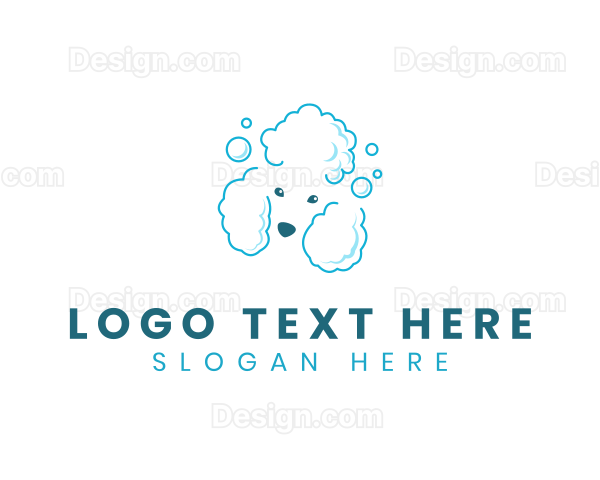 Pet Bath Grooming Logo