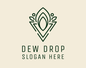 Organic Oil Drop  logo design