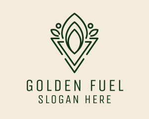 Organic Oil Drop  logo design