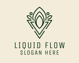 Organic Oil Drop  logo design