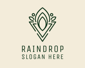 Organic Oil Drop  logo design