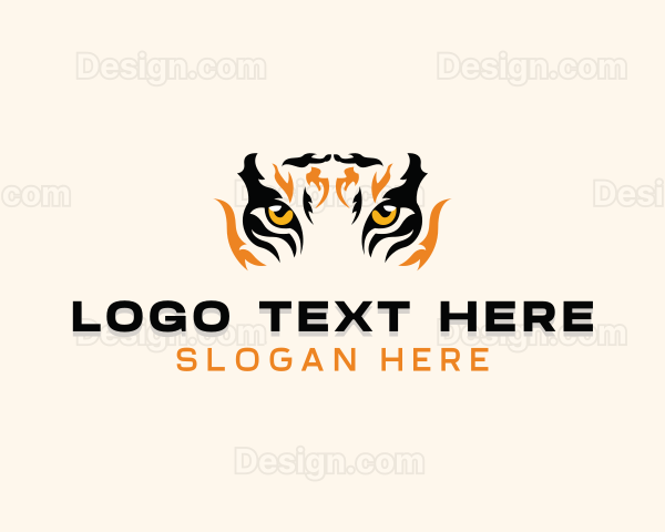 Wildlife Tiger Safari Logo