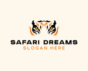 Wildlife Tiger Safari logo design