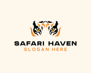 Wildlife Tiger Safari logo design