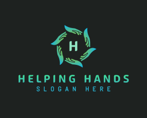 Helping Hand Community Welfare logo design