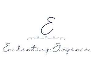 Elegant Wedding Signature logo design