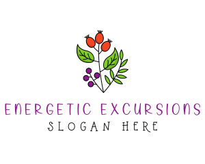 Elegant Herb Restaurant Produce logo design