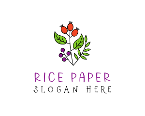 Elegant Herb Restaurant Produce logo design