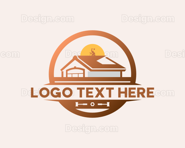 Roofing Property Builder Logo