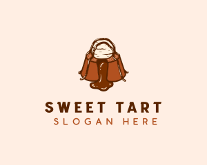 Molten Chocolate Dessert logo design